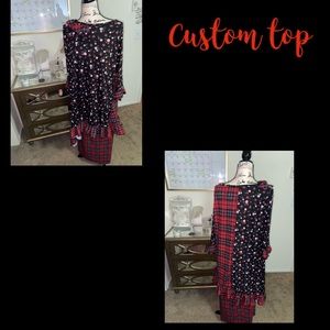 Side hi-low outfit🖤❤️🌹